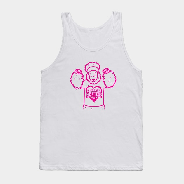 Ape-X pink Tank Top by BarbedWireRollerDerby